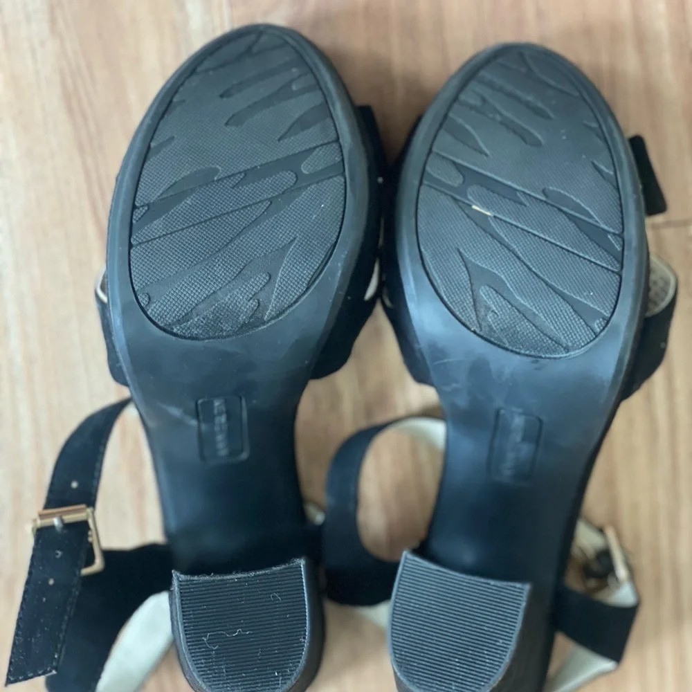 Anne Klein High Top Flats with Straps